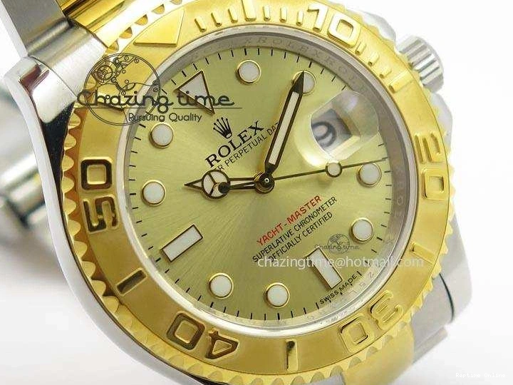 0206 MoistureWicking Yacht-Master 16623 JF Best Edition YG Dial On SS YG Bracelet A 3915